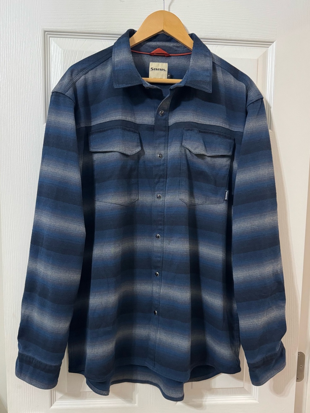 Simms Gallatin Flannel Long Sleeve Shirt - Men's Size XL